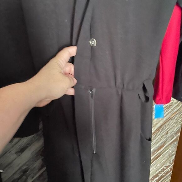 Virgo II Vintage 1970-80’s gold button dress - Picture 3 of 8